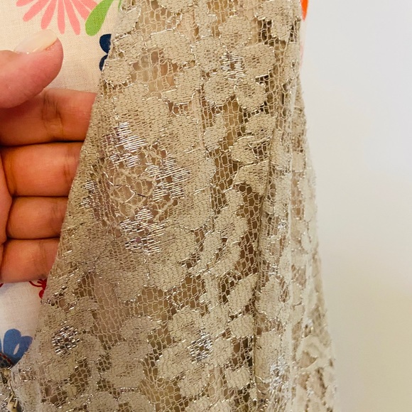 Donna Morgan Lace Overlay Dress - Picture 2 of 10